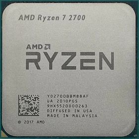 AMD Ryzen 7 2700 YD2700BBAFBOX 8C 3.2GHz 4.1GHz 16MB 65W AM4 DDR4-2930