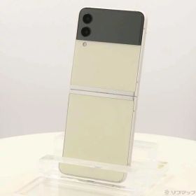 【中古】SAMSUNG(サムスン) Galaxy Z Flip3 5G 128GB クリーム SC-54B docomo SIMフリー 【368-ud】