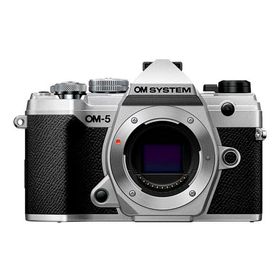 OM SYSTEM OM-5 ボディ シルバー 小型軽量 防塵 防滴 5軸手ぶれ補正 耐低温 オーエムシステム