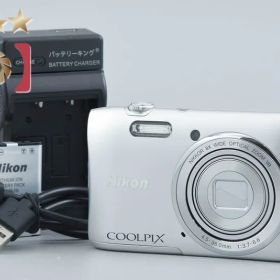 【中古】Nikon ニコン COOLPIX S3600 クリスタルシルバー コンパクトデジタルカメラ