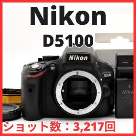 F23[8010]3 ニコン Nikon D5100 ボディ 【ショット数 3，217回】