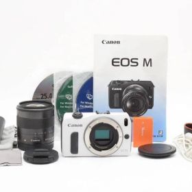 ■ 美品 ■ キヤノン Canon EOS M レンズキット ホワイト