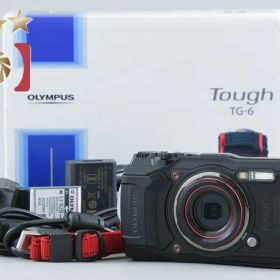 【中古】OLYMPUS オリンパス TOUGH TG-6 ブラック コンパクトデジタルカメラ シャッター回数僅少 元箱付き