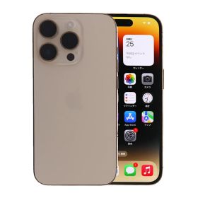 iPhone14Pro 256GB ゴールド Apple A2889 SIMフリー Cランク スマホ 本体 送料無料