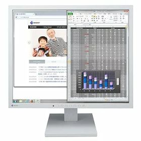 【中古】【39shop】EIZO★FlexScan S1934-TGY 19.0型モニター/1280×1024/スクエアモデル/疲れ目軽減/セレーングレイ/The warranty is valid only in Japan（非常に良い）