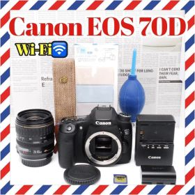 Canon EOS 70D❤️Wi-Fi搭載❤️超高画質✨デジタル一眼レフカメラ
