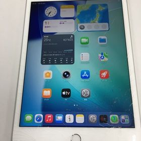 【画面割れ・動作可】電池92％ iPad mini 5 SIMフリー 256GB シルバー