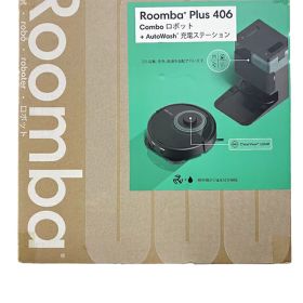 【iRobot】【訳あり未使用品】アイロボット『ロボット掃除機 /Roomba Plus 406 Combo ロボット+AutoWash 充電ステーション』G186060 生活家電 1週間保証【中古】