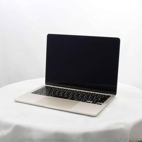 〔中古〕Apple(アップル) MacBook Air 13.6-inch Early-2024 MRXU3J／A Apple M3 8コアCPU_10コアGPU 8GB SSD512GB スターライト 〔26.3 Tahoe〕〔377-ud〕