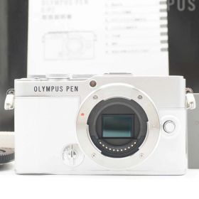 オリンパス Olympus Pen E-P7 20.3MP Digital Camera White 450 Shots 元箱 [新品同様] #Z6668A