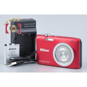 【中古】Nikon ニコン COOLPIX A100 レッド コンパクトデジタルカメラ