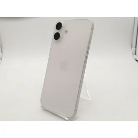 【中古】Apple 国内版 【SIMフリー】 iPhone 16 Plus 128GB ホワイト MXVC3J/A【札幌南2条】保証期間1ヶ月【ランクA】