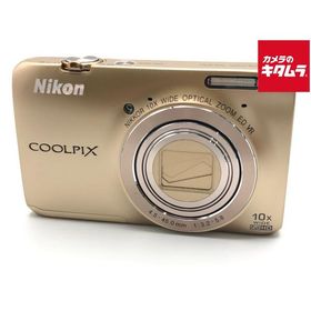 【中古】 【良品】 ニコン COOLPIX S6300 エレガントゴールド