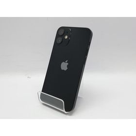 【中古】Apple docomo 【SIMロック解除済み】 iPhone 12 mini 64GB ブラック MGA03J/A【立川フロム中武】保証期間１ヶ月【ランクB】
