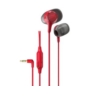 HyperX Cloud Earbuds III ゲーミングイヤホン 有線 3.5mm ダイナミック型14mmドライバー 特許取得済み Intra-Concha イヤーチップ設計 内蔵マイク レッド 【日本正規代理店品】 BN7S0AAe