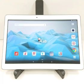 dtab d-01H ドコモ シルバー 送料無料 本体 c21242 【中古】
