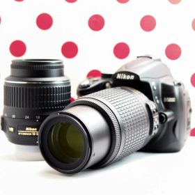 ニコン Nikon D5000❤スマホ転送OK❤動画撮影・自撮り可❤ダブルレンズ
