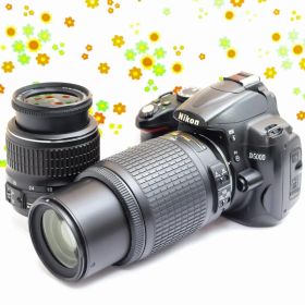 ニコン Nikon D5000☆ダブルレンズ♪☆スマホに転送！☆必須装備セット♪