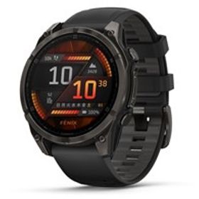 ★ガーミン fenix 8 Sapphire AMOLED 47mm 010-02904-27 [Ti Carbon Gray DLC/Black]【国内正規流通品】