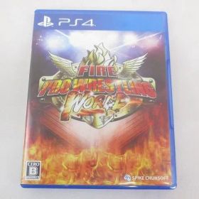 中古品 ゲーム プレイステーション4 PS4ソフト ファイヤープロレスリング ワールド 箱付き