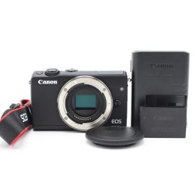 ■ほぼ新品■ CANON ミラーレス一眼カメラ EOS M100 ボディ ブラック EOSM100BK-BODY ♯13620