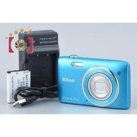 【中古】Nikon ニコン COOLPIX S3500 オリエンタルブルー コンパクトデジタルカメラ