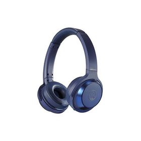 【長期保証付】オーディオテクニカ(audio-technica) ATH-WS330BT BL ブルー SOLID BASS ワイヤレスヘッドホン