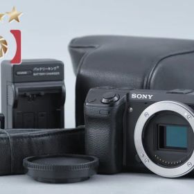 【中古】SONY ソニー α NEX-7 ブラック ミラーレス一眼カメラ シャッター回数僅少 多言語対応