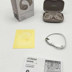 【中古 動作確認済】 JVCケンウッド Victor HA-NP50T-CA ワイヤレスイヤホン ベージュ 音楽 ミュージック 音楽鑑賞 運動 ランニング 通勤 通学 耳 イヤー イヤホン 音質 没入感 集中 音 使いやすい ジムリラックス 小さい