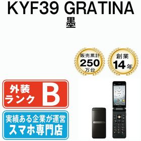 【中古】 KYF39 GRATINA 墨 kyf39bk7mtm