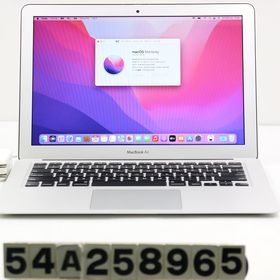 Apple MacBook Air 13インチ Early 2015 A1466 Core i7 5650U 2.2GHz/8GB/128GB(SSD)/13.3W/WXGA+(1440x900)/macOS Montrrey 【中古】