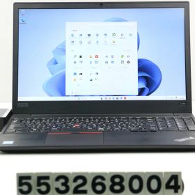 Lenovo ThinkPad E580 Core i5 8250U 1.6GHz/8GB/256GB(SSD)/15.6W/FHD(1920x1080)/Win11【中古】【20260611】
