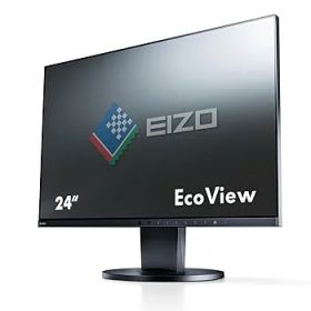 【中古】【39shop】EIZO★FlexScan 23.8インチ 液晶モニター 1920×1080 IPSパネル HDMI DVI-D ノングレア EV2450-BK（非常に良い）