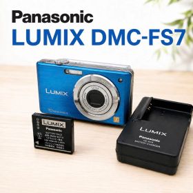 稼働品✨ Panasonic LUMIX DMC-FS7 ブルー 美品