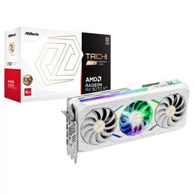 ASRock RX9070XT TCW 16GO ホワイト Radeon RX 9070XT Taichi White 16G OC [グラフィックボード] 【KK9N0D18P】