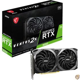 【5日最大2000円クーポン】MSI GeForce RTX 3050 VENTUS 2X 8G OC グラフィックスボード VD7986