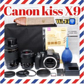 Canon kiss X9❤️超望遠Wレンズセット❤️Wi-Fi✨デジタル一眼レフ