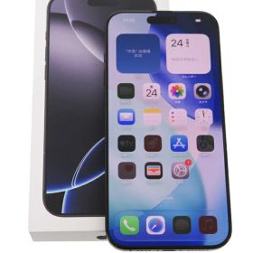 【Apple】アップル『iPhone 16 Pro Max / 6.9inch / A18 Pro / 256GB / SIMロック解除済 au / ブラックチタニウム』MYWG3J/A スマートフォン 1週間保証【中古】
