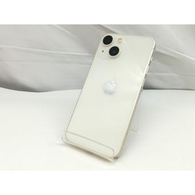 【中古】Apple docomo 【SIMフリー】 iPhone 13 mini 128GB スターライト MLJE3J/A【札幌】保証期間１ヶ月【ランクC】