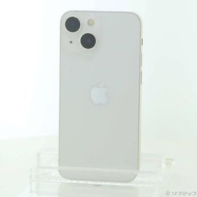 〔中古〕Apple(アップル) iPhone13 mini 128GB スターライト NLJE3J／A SIMフリー〔269-ud〕