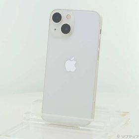 〔中古〕Apple(アップル) iPhone13 mini 128GB スターライト MLJE3J／A SIMフリー〔269-ud〕
