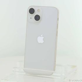 〔中古〕Apple(アップル) iPhone13 mini 128GB スターライト MLJE3J／A SIMフリー〔352-ud〕