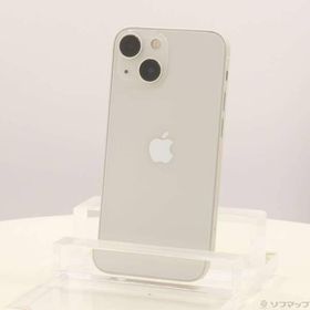 〔中古〕Apple(アップル) iPhone13 mini 128GB スターライト MLJE3J／A SIMフリー〔305-ud〕
