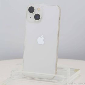 〔中古〕Apple(アップル) iPhone13 mini 128GB スターライト MLJE3J／A SIMフリー〔295-ud〕