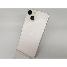 【中古】Apple docomo 【SIMフリー】 iPhone 13 mini 128GB スターライト MLJE3J/A【OSU301】保証期間１ヶ月【ランクC】