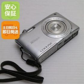 美品 COOLPIX S3300 クリスタルシルバー 即日発送 デジカメ Nikon デジタルカメラ 本体 土日祝発送OK