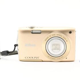 良品★ニコン Nikon COOLPIX S3300 ゴールド #987