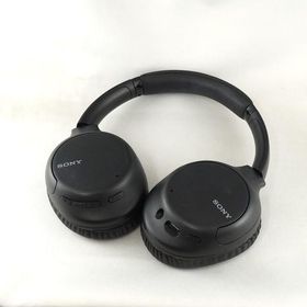 SONY WH-CH710N ワイヤレスノイズキャンセリングヘッドホン USED美品 外音取込 マイク 通話 音楽 NFC 軽量 ブラック ソニー 完動品 V2463
