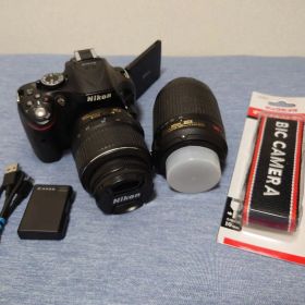 Nikon D5200 18-55mm 55-200mm Wズームレンズセット