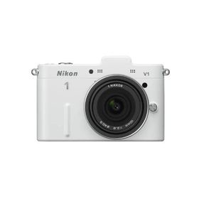 ニコン Nikon 1 V1 10mm 2.8 薄型レンズキット ホワイト 単焦点 ミラーレス一眼 カメラ 中古
